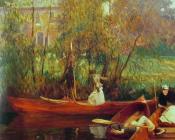 A Boating Party - 约翰·辛格·萨金特